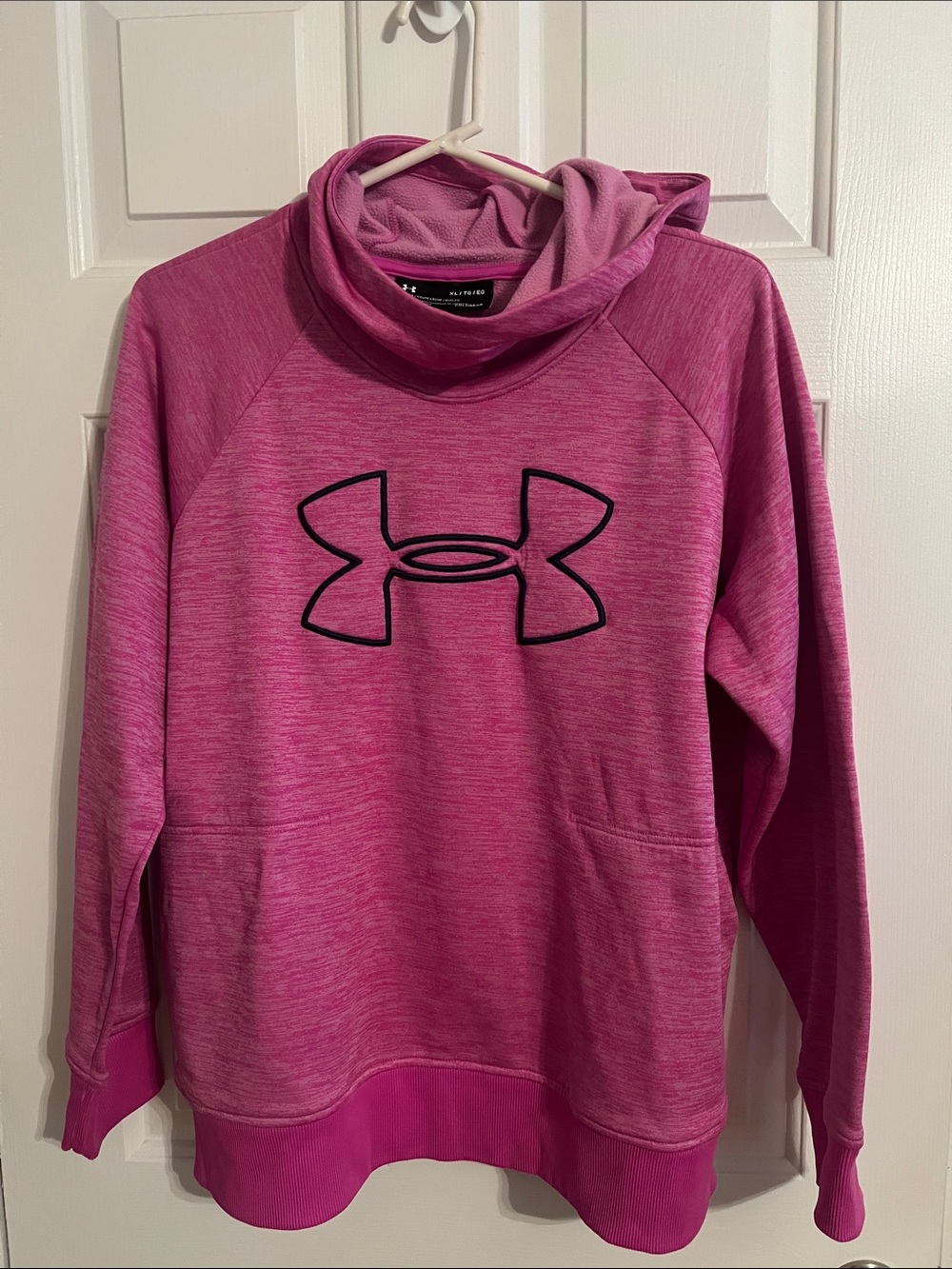 Under Armour Women’s Pink Cowl Neck Pullover Sweatshirt